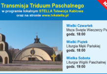 Transmisja Triduum Paschalnego na żywo z naszej parafii