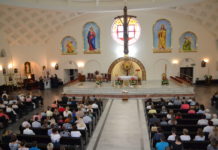 Kolejny etap prac wykończeniowych w kościele (lipiec 2019)