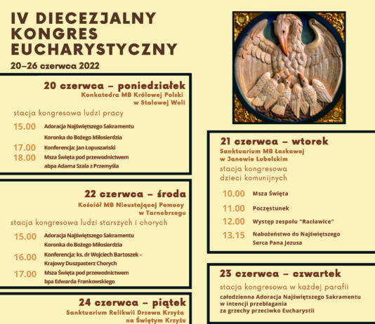 Tydzień kongresowy: 20 – 26 CZERWCA 2022 R.